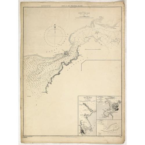 Old map image download for Ports in the Philippine Island. Panay I. Port Ilo Ilo.