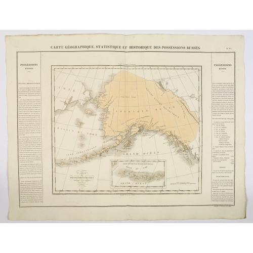 Old map image download for Carte Geographique, Statistique et Historique des Possessions Russes.