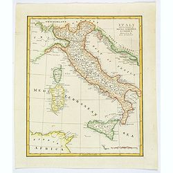 Italy with the Islands of Sicily, Sardinia & Corsica Drawn from the Best Authorities.