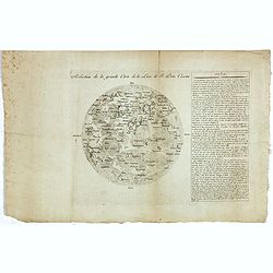 Reduction de la grande Carte de la Lune de J. Dom. Cassini.