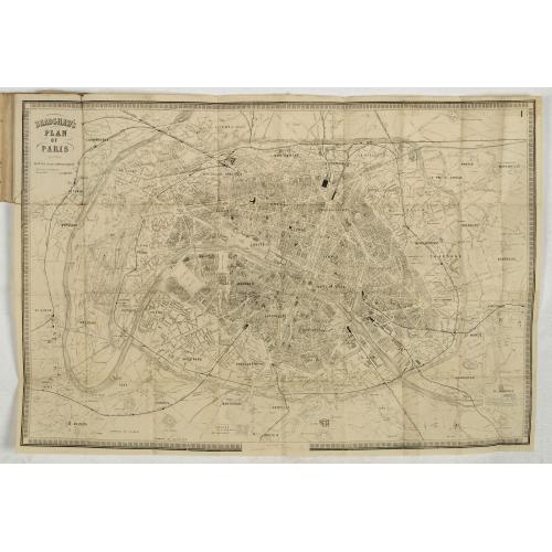 Old map image download for Plans of the most important cities and towns of continental Europe accompanying the special edition of Bradshw's continental railway, steam transit, &c. Guide and general handbook.