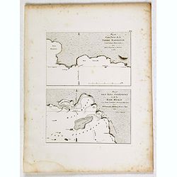 Plan d'une partie de la Terre Napoleon (Nouvelle-Hollande) par M. M. H. Freycinet et Bernier, an 1802. [with] Plan des Iles Josephine et de la Baie Murat (a la Terre Napoleon, Nouvelle-Hollande) . . .