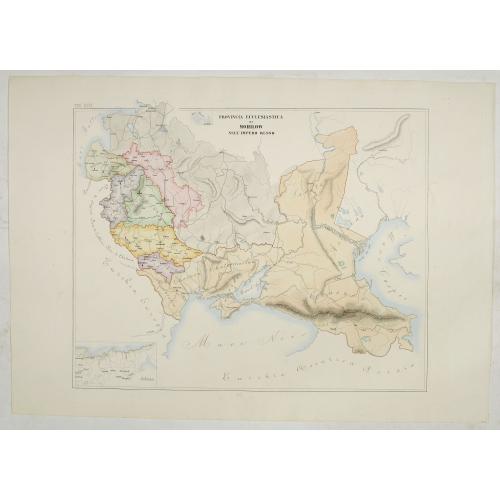 Old map image download for Provincia ecclesiastica di Mohilow nell' Impero Russo (Tav XCII)