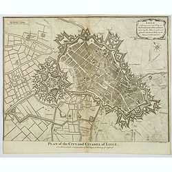 Plan of the City and Citadel of Lisle.