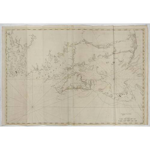 Old map image download for [ Buzzards Bay, Martha's Vineyard, Nantucket Island ]