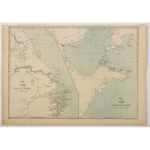 Old map image download for Coast of China [2 maps].