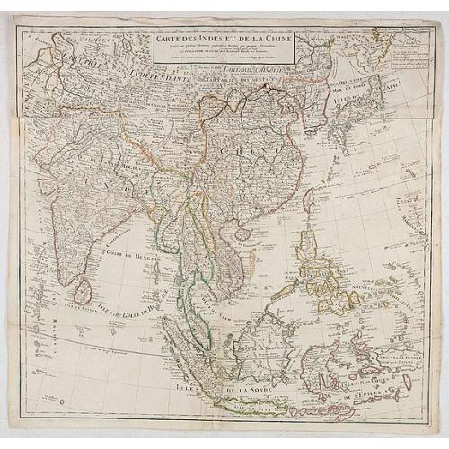 Old map image download for Carte des Indes et de la Chine. . .