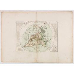 Planisphere Physique ou l'on du Pole Septentrional.