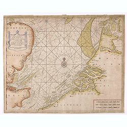 Image download for A Correct Chart Of The Sea Coasts Of England, Flanders And Holland Shewing The Sands Shoals Rocks And Dangers, The Bays Harbours Roads Buoys Beacons & Seamarks On The Said Coasts.