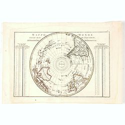 Mappe-Monde, sur le plan de l'Equateur, Hemisphere Septentrional.