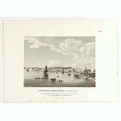 Nouvelle-Hollande Nelle Galles du sud. Vue d'une partie de la ville de Sydney capitale des Colonies Anglaises aux Terres Australes . . . [plate XXXVII]