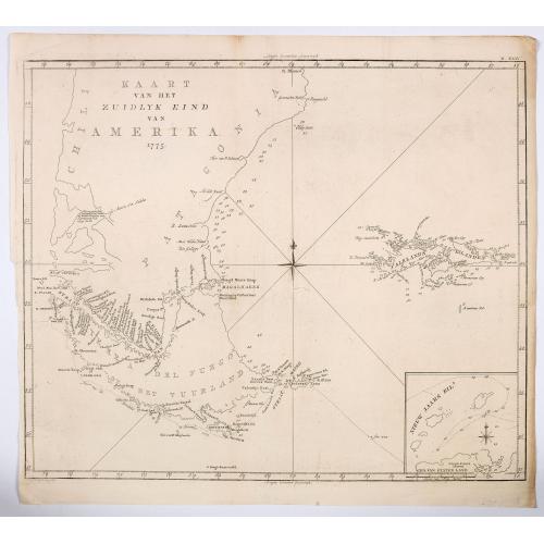 Old map image download for Kaart van het Zuidlyk Eind van Amerika. 1775.