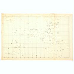 Chart showing the track of the Flagships of the US-Japan Expedition to the eastward of the Cape of Good Hope 1853 & 1854.