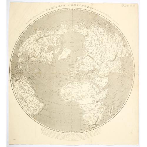 Old map image download for Perspective Projection of the Northern Hemisphere ...