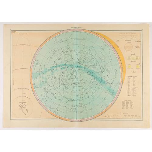 Old map image download for [Star Chart - Seasonal solar and lunar eclipse]