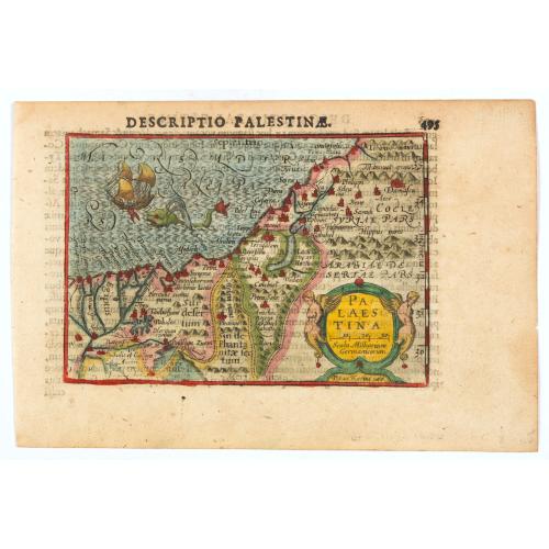 Old map image download for Palaestina.