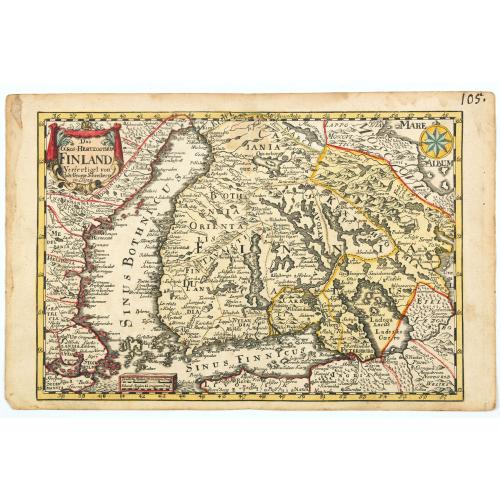 Old map image download for Das Gros-Hertzogthum Finland. . .