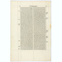 Page from La Cosmographie Universelle . . . (Page 70)