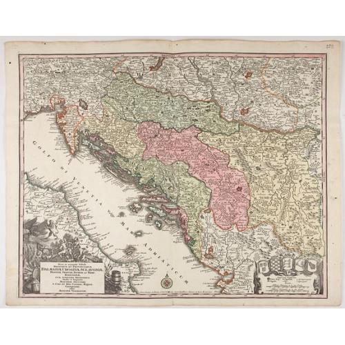 Old map image download for Nova et accurata.. Dalmatiae, Croatiae, Sclovoniae, Bosniae. . .