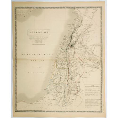 Old map image download for Palestine.