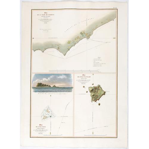 Old map image download for Plan De La Rade De Raheina sur l'Ile Mowi (Iles Sandwich).