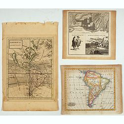 [Lot of 3 maps of America] AMERICA.