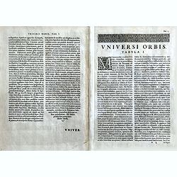 Totius Orbis Cogniti Universalis Descriptio.