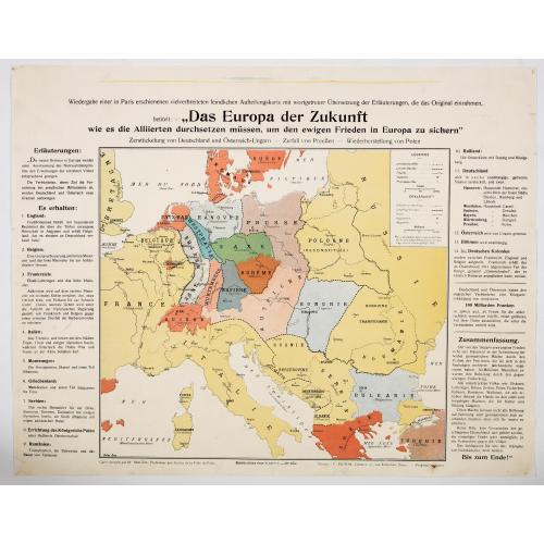 Old map image download for [2 maps] Das Europa der Zukunft... / Das heutige Europa…[The Europe of the Future / The Europe of Today]