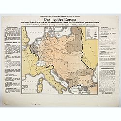 [2 maps] Das Europa der Zukunft... / Das heutige Europa…[The Europe of the Future / The Europe of Today]