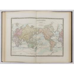 Atlas de Géographie Physique, Politique, Ancienne et Moderne contenant les cartes générales et particulières toutes les parties du Monde.