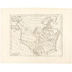 Carte des parties nord et ouest de L' Amerique. . .