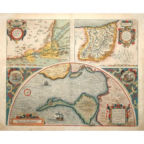 Old map image download for Carpetaniae Partis Desc.1584. -Guipus Coae Regionis Typus.