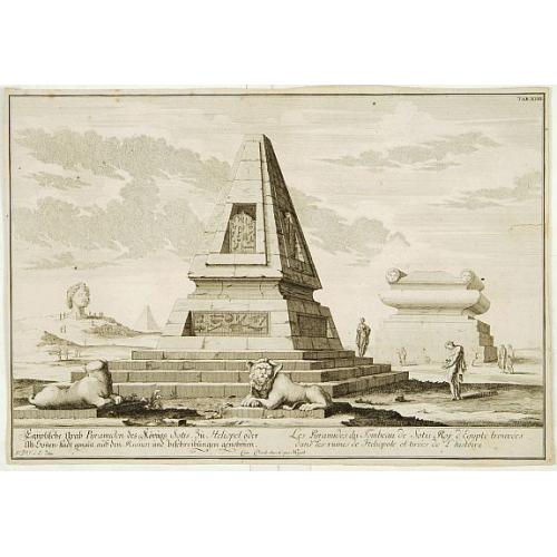 Old map image download for Les Pyramides du tombeau de Sotis?