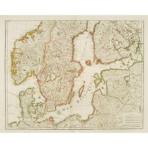 Old map image download for (Map of Scandinavia).