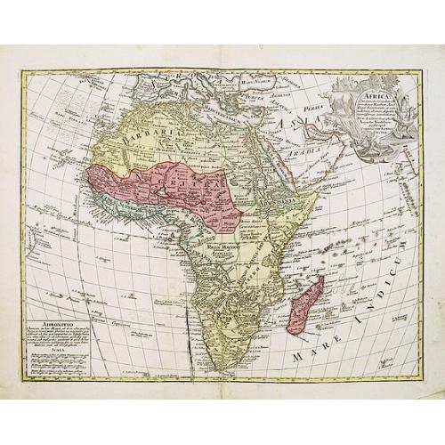 Old map image download for Africa concinnata secundum observationes...