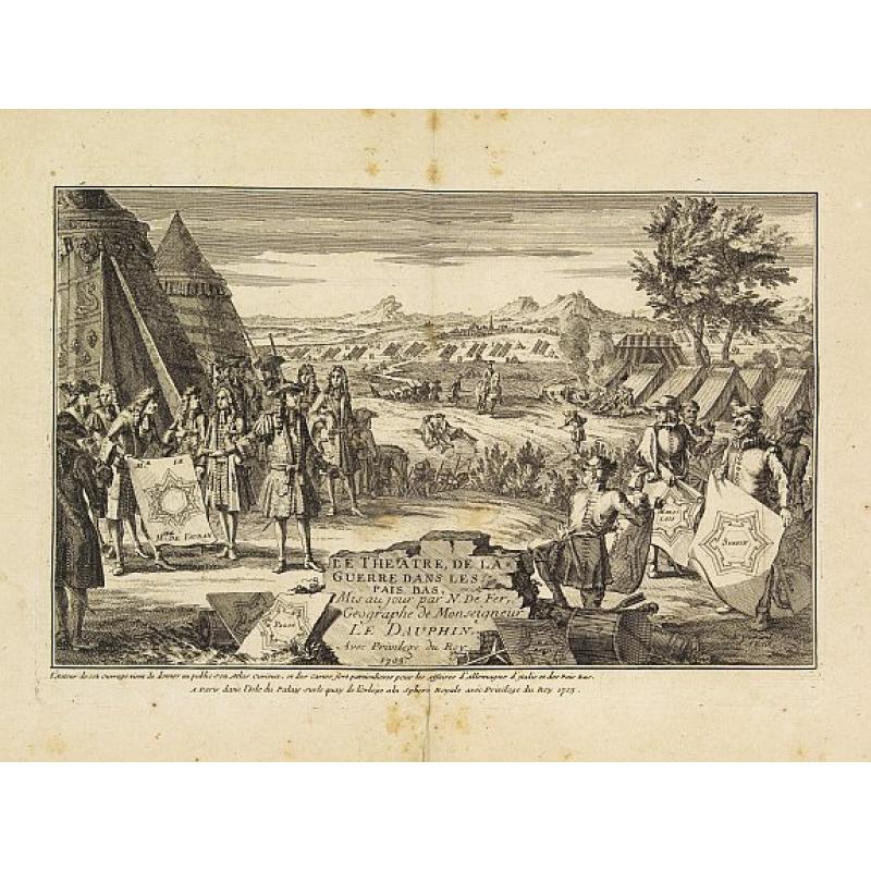 Title page : Le Théâtre de la Guerre dans les Pais Bas.