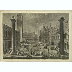 [3 prints]  Veduta della Piazza di S. Marco dall' Orologgio. / Veduta della Piazzetta. / Veduto della Piazza di S. Marco in Venezia.