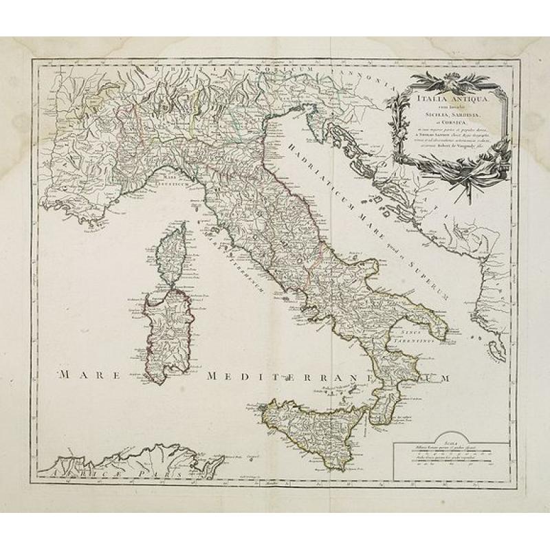 Italia antiqua cum insulius Sicilia, Sardinia et Corsica. . .