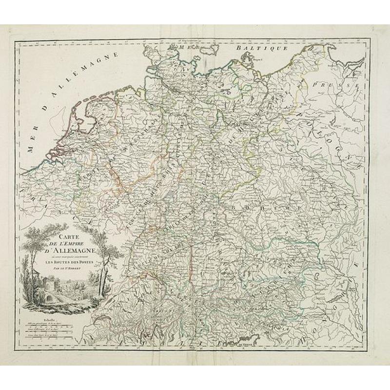 Carte de l'empire d'Allemagne. . .