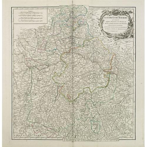 Old map image download for Le cercle de Baviere . . .