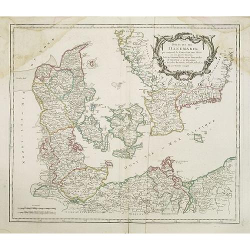 Old map image download for Royaume de Danemark. . .