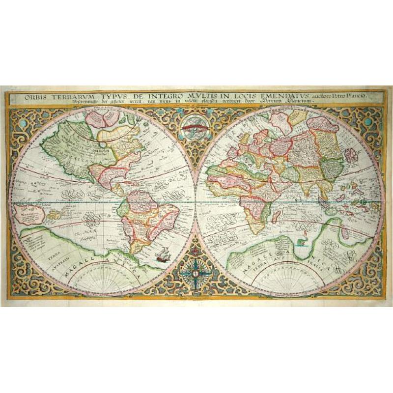 Orbis Terrarum Typus de Integro Multis in Locis Emendatus