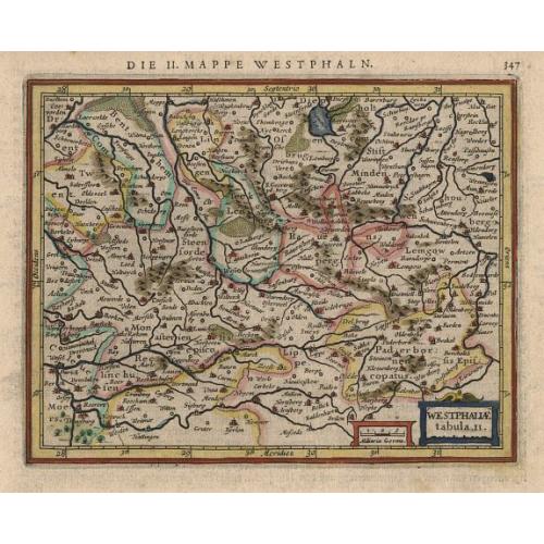 Old map image download for Westphalia tabula II