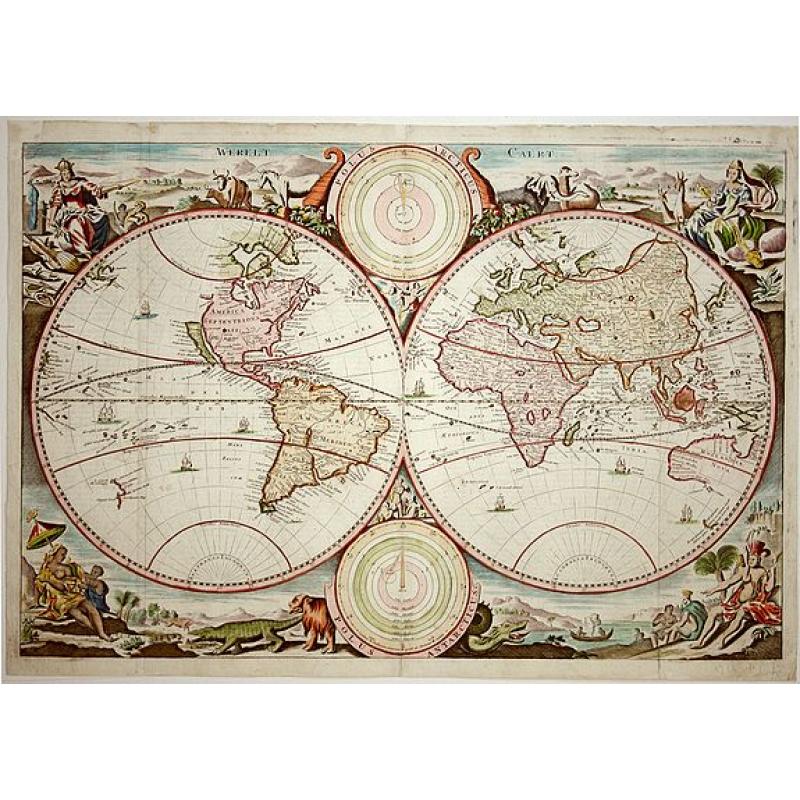 Werelt Caert. Orbis terrarum