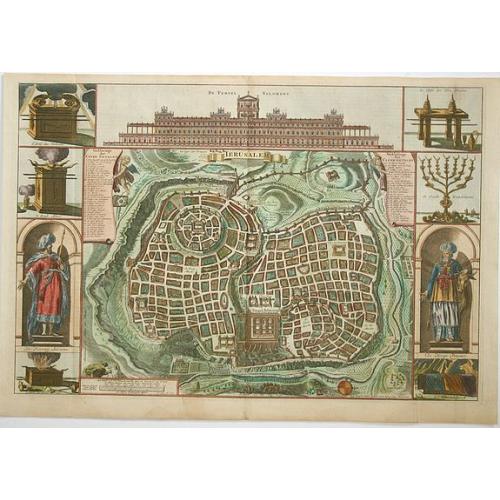 Old map image download for Jerusalem