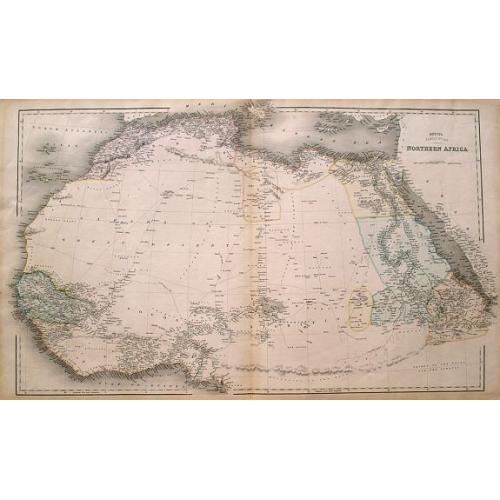 Old map image download for Northern Africa.