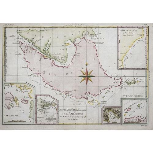 Old map image download for Extrémité Meridionale De Amérique.