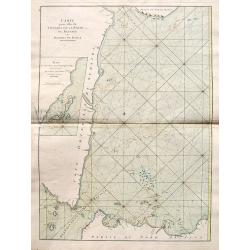 Carte pour aller du Détroit de la Sonde ou de Batavia au Détroit de Banca.