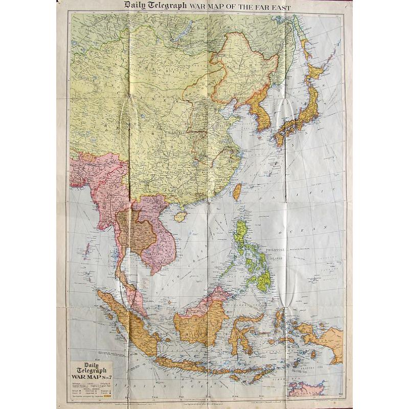 Daily Telegraph War Map of the Far East.