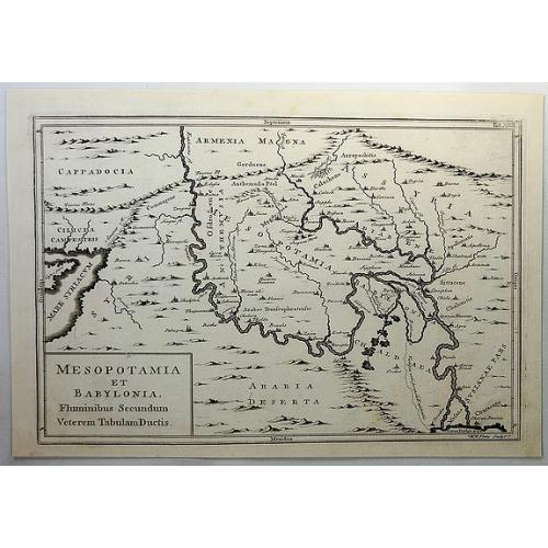 Old map image download for Mesopotamia et Babylonia, Fluminibus Secondum. . .